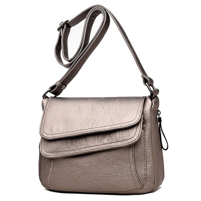 Sac Bandoulière Minimaliste – Cuir de Vachette