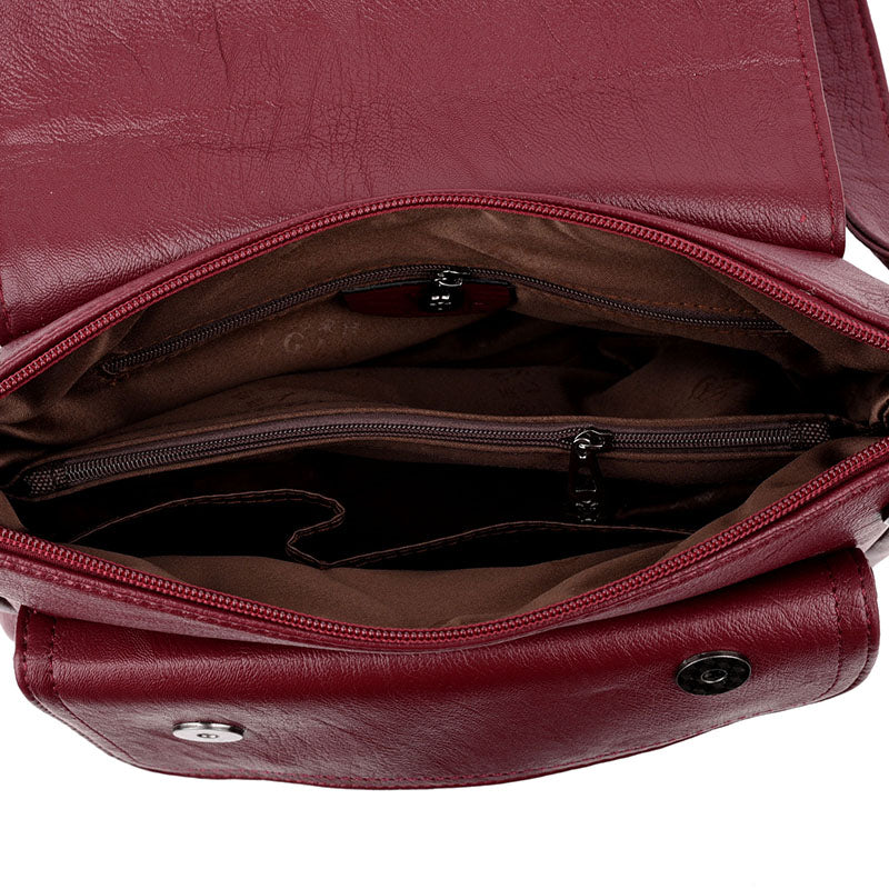 Sac Bandoulière Minimaliste – Cuir de Vachette