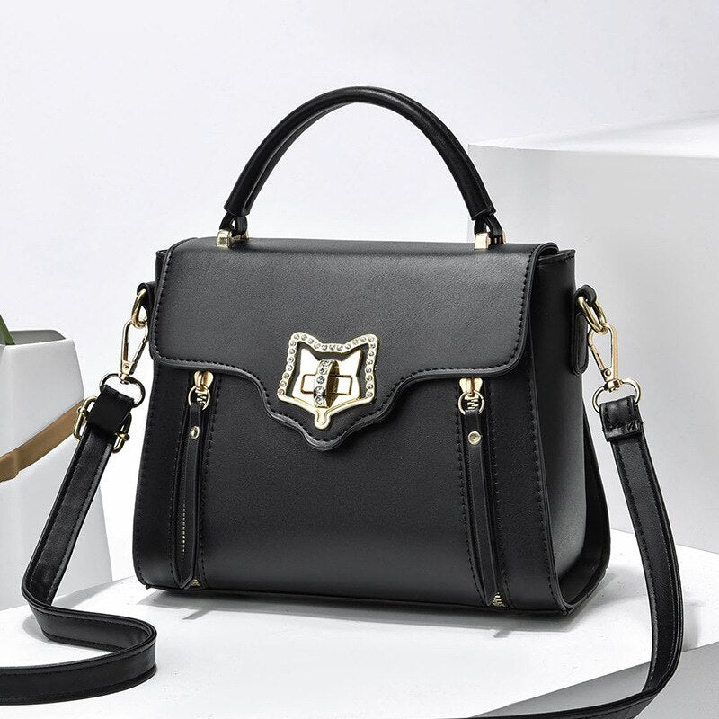 Sac à Main Chic avec Fermoir Signature – Organisation Multi-Compartiments