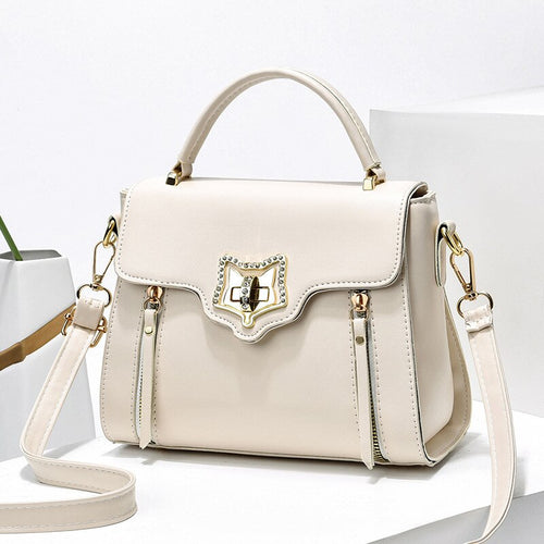 Sac à Main Chic avec Fermoir Signature – Organisation Multi-Compartiments