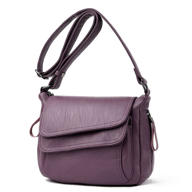 Sac Bandoulière Minimaliste – Cuir de Vachette