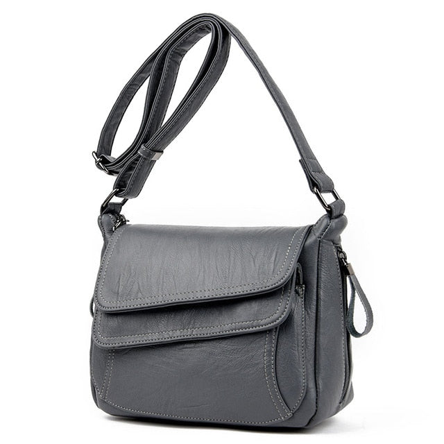Sac Bandoulière Minimaliste – Cuir de Vachette