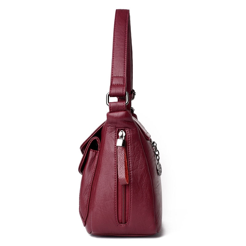 Sac Bandoulière Minimaliste – Cuir de Vachette