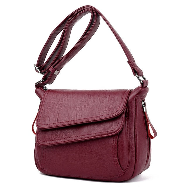 Sac Bandoulière Minimaliste – Cuir de Vachette